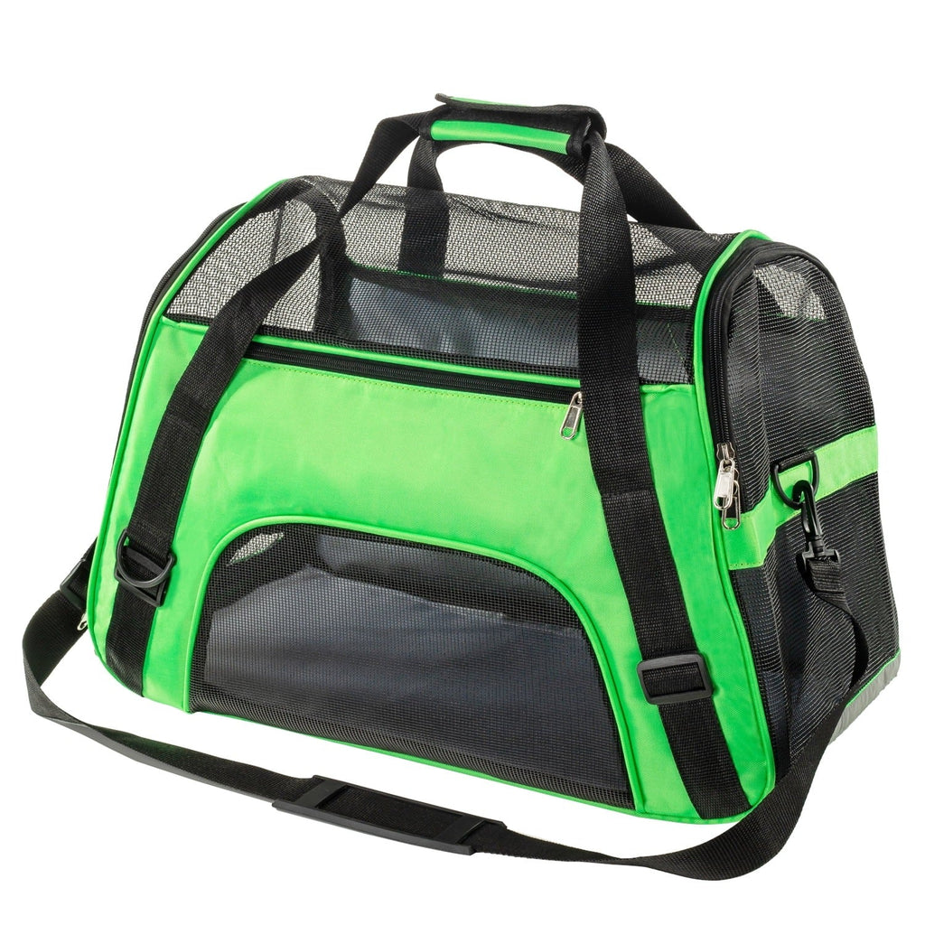 Airline Approved Soft-Sided Pet Carrier for Cats and Small Dogs, Breathable Mesh Travel Carrier for Cabin Flights