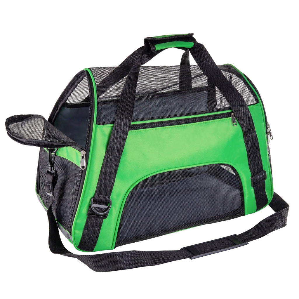 Airline Approved Soft-Sided Pet Carrier for Cats and Small Dogs, Breathable Mesh Travel Carrier for Cabin Flights